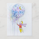 Recherche de ballon cartes postales Coloré
