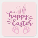 Zoek naar grappige konijnen stickers Happy easter