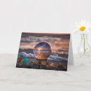 Recherche de sable vœux cartes Coucher de soleil