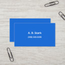 Recherche de bleu de cobalt cartes visite Simple