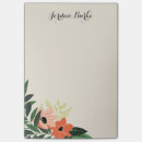 Recherche de floral post its Personnalisation
