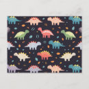 Recherche de motif dinosaure cartes postales Mignon