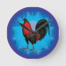 Recherche de coq noir horloges Oiseau