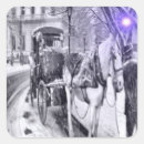Recherche de beau cheval autocollants Hiver