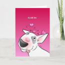 Recherche de bull terrier vœux cartes Amour