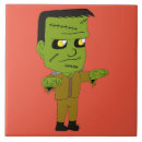 Recherche de monstre mignon carreaux Frankenstein