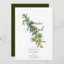 Recherche de romarin invitations Minimaliste