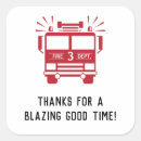 Recherche de camion de pompiers autocollants Pour tous