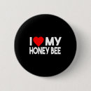 Recherche de abeille drôle badges Amour