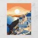 Recherche de santorini cartes postales Destination