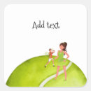 Recherche de tennis femmes autocollants Raquette