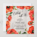 Recherche de pavot invitations Fleurs rouges
