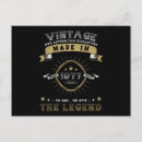 Recherche de 1977 anniversaire cartes Vintage