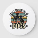 Recherche de silhouette de chien horloges Pug