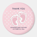 Recherche de empreinte du pied magnets Rose