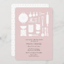 Recherche de cuisine rose invitations Bride