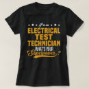 Recherche de technicien électrique tshirts Emploi