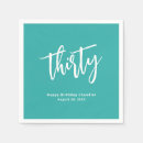 Recherche de aqua turquoise serviettes Anniversaire