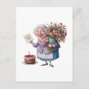 Recherche de vieille dame cartes postales Humour senior