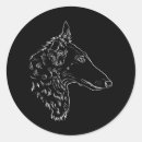 Recherche de portrait de loup autocollants Chien