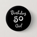 Recherche de anniversaires badges Cinquantième