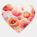 Recherche de coeur fleuri autocollants Nature