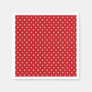 Recherche de points rouges serviettes Rouge et blanc