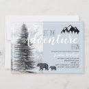 Recherche de adventure awaits baby shower garçon invitations Rustique