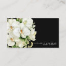 Recherche de orchidées blanches cartes visite Professionnel