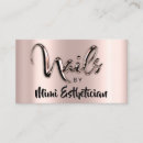 Recherche de nail artist cartes visite Boss