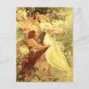 Recherche de peintures de printemps cartes postales Peintures alphonse mucha