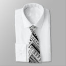 Recherche de motif ethnique cravates Noir