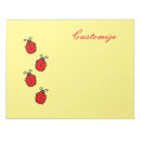 Recherche de de coccinelle blocsnotes Rouge