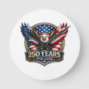 Recherche de drapeau américain vintage horloges 1776