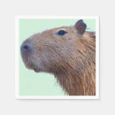 Zoek naar knaagdier servetten Capybara