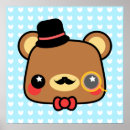 Recherche de moustache mignonne posters Doux