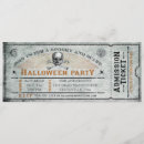Recherche de billet halloween invitations Crâne