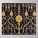 Recherche de motif complexe posters Décoratif