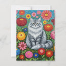 Zoek naar grijze kat briefkaarten Bloemen