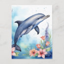 Zoek naar dolfijnen briefkaarten Beach