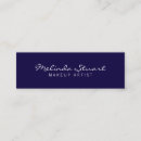 Recherche de bleu et blanc cartes visite Pour elle