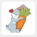 Zoek naar wortels stickers Konijn