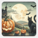 Recherche de effrayant chat autocollants Halloween
