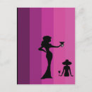 Recherche de silhouette fille cartes postales Femme