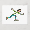 Recherche de patins cartes postales Patineur