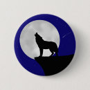 Recherche de lune de loup badges Nuit