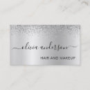 Zoek naar silver glitter visitekaartjes Haarstylist