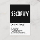 Recherche de portier cartes visite Sécurité
