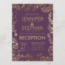 Recherche de plum purple invitations Monogramme
