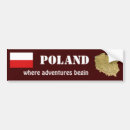 Recherche de pologne voiture autocollants Drapeaux du monde